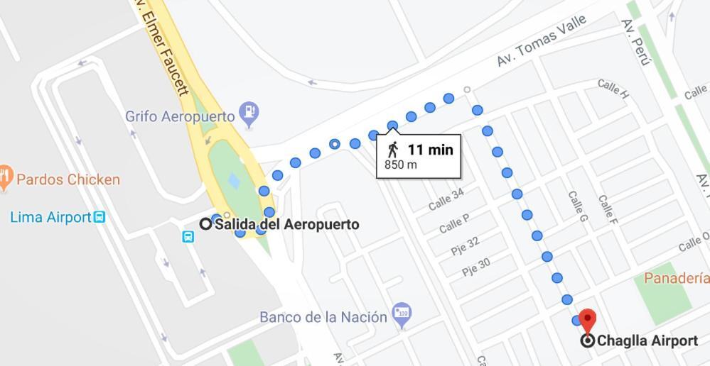 مبيت وإفطار Callao Chaglla Airport المظهر الخارجي الصورة